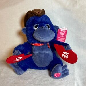 Animated Blue Gorilla Singing Achy Breaky Heart Holiday Home NWT‎ 10” 2025